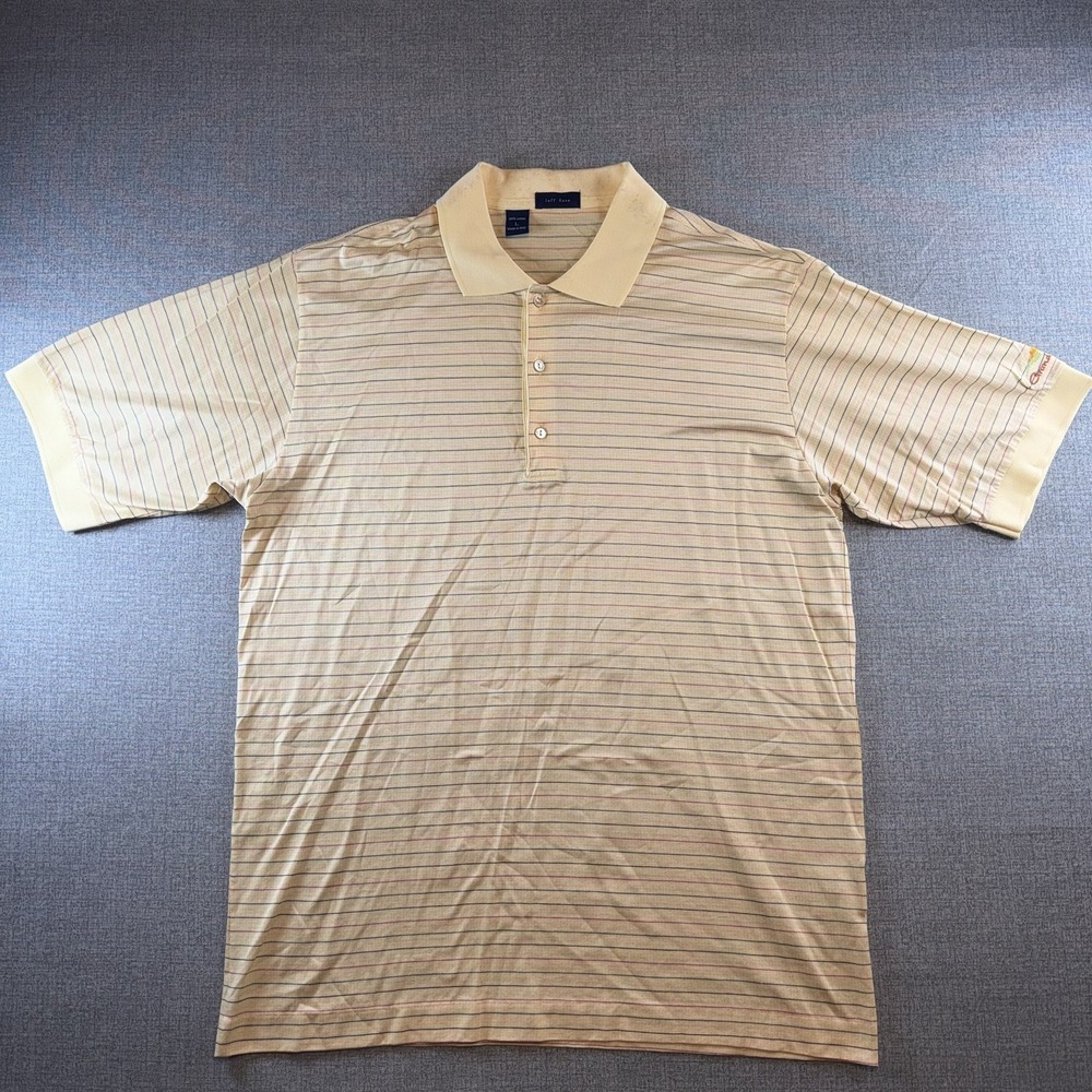 Jeff Rose Shirt Mens Large 100% Cotton Polo Short Sleeve Collared x Grand Desert